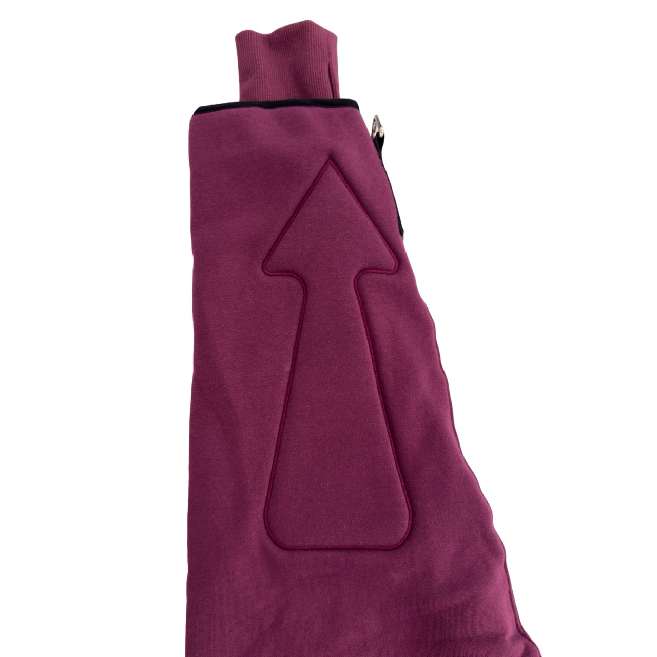 ARROW PADDED Double Layered Hoodie : BERRY