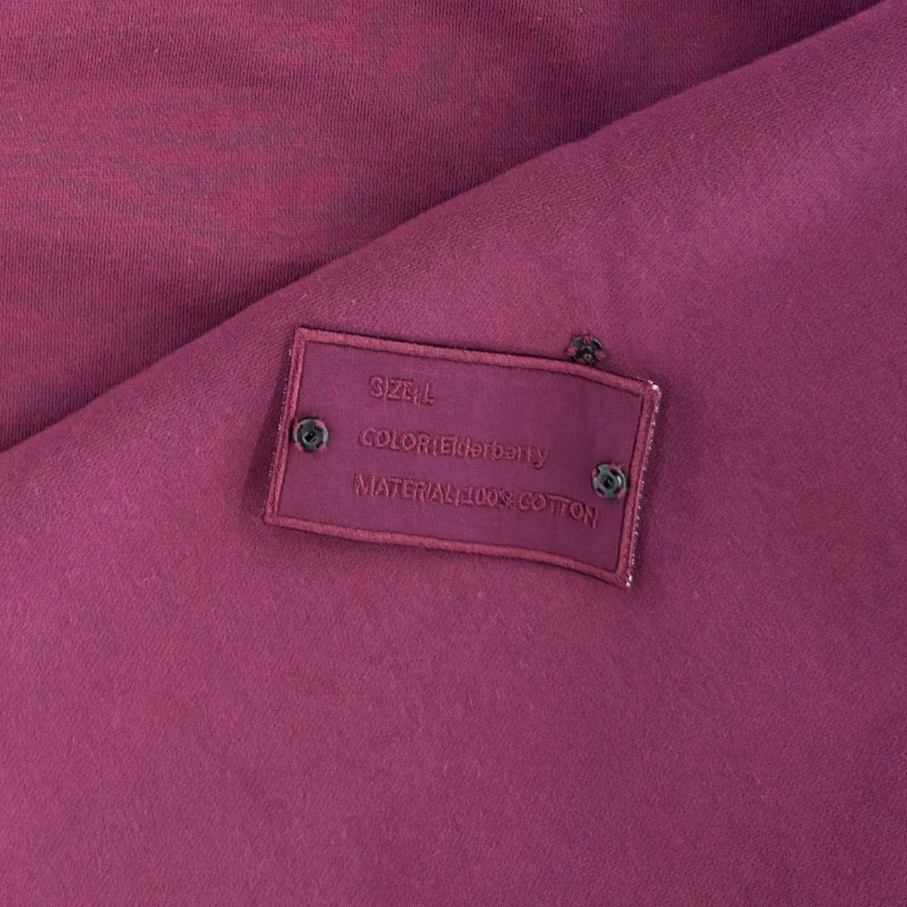 1/4 ZIP Double Layered Hoodie : BERRY