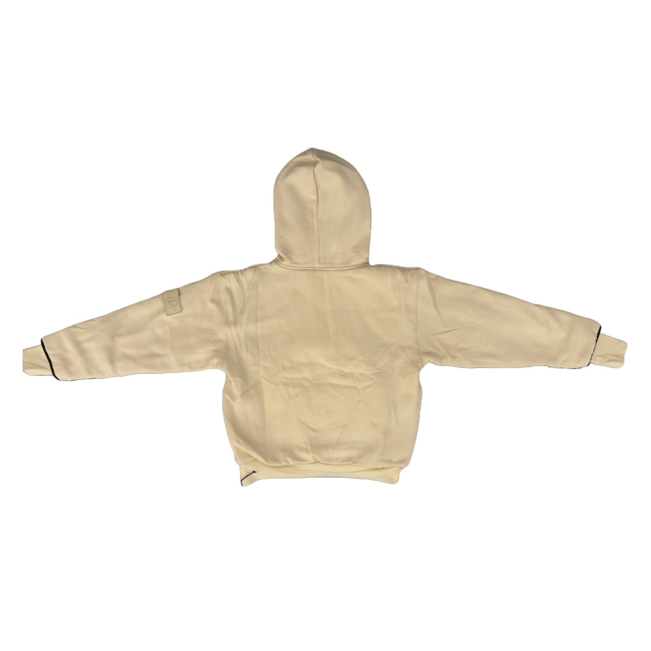1/4 ZIP Double Layered Hoodie : BUTTER YELLOW