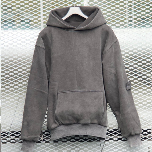 S1 : OG Double Layered Hoodie : WASHED BLACK