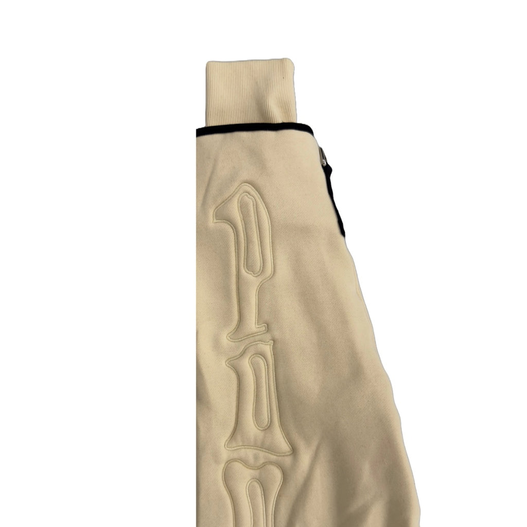 SKELETON PADDED Double Layered Hoodie : BUTTER YELLOW