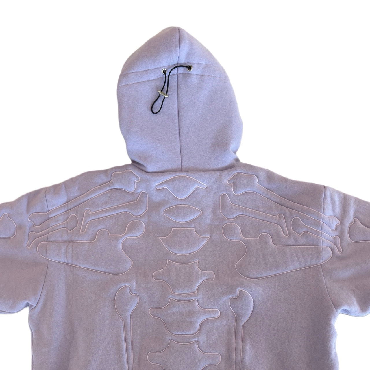 SKELETON PADDED Double Layered Hoodie : LILAC