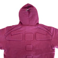 ARROW PADDED Double Layered Hoodie : BERRY