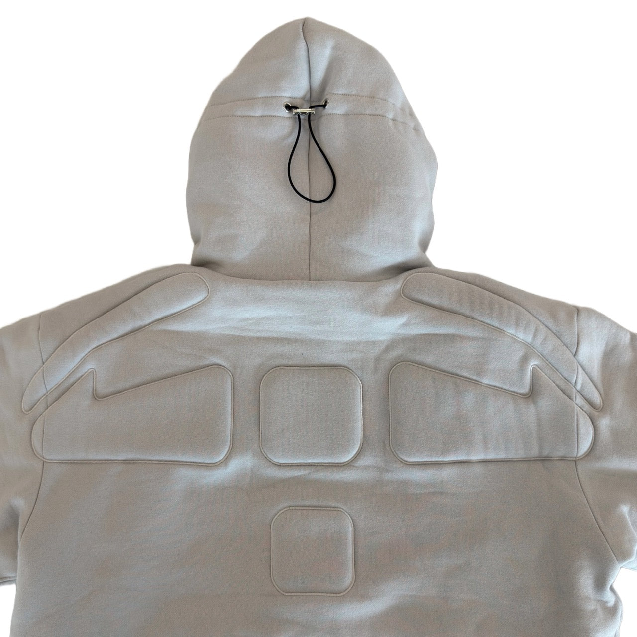 ARROW PADDED Double Layered Hoodie : GREY