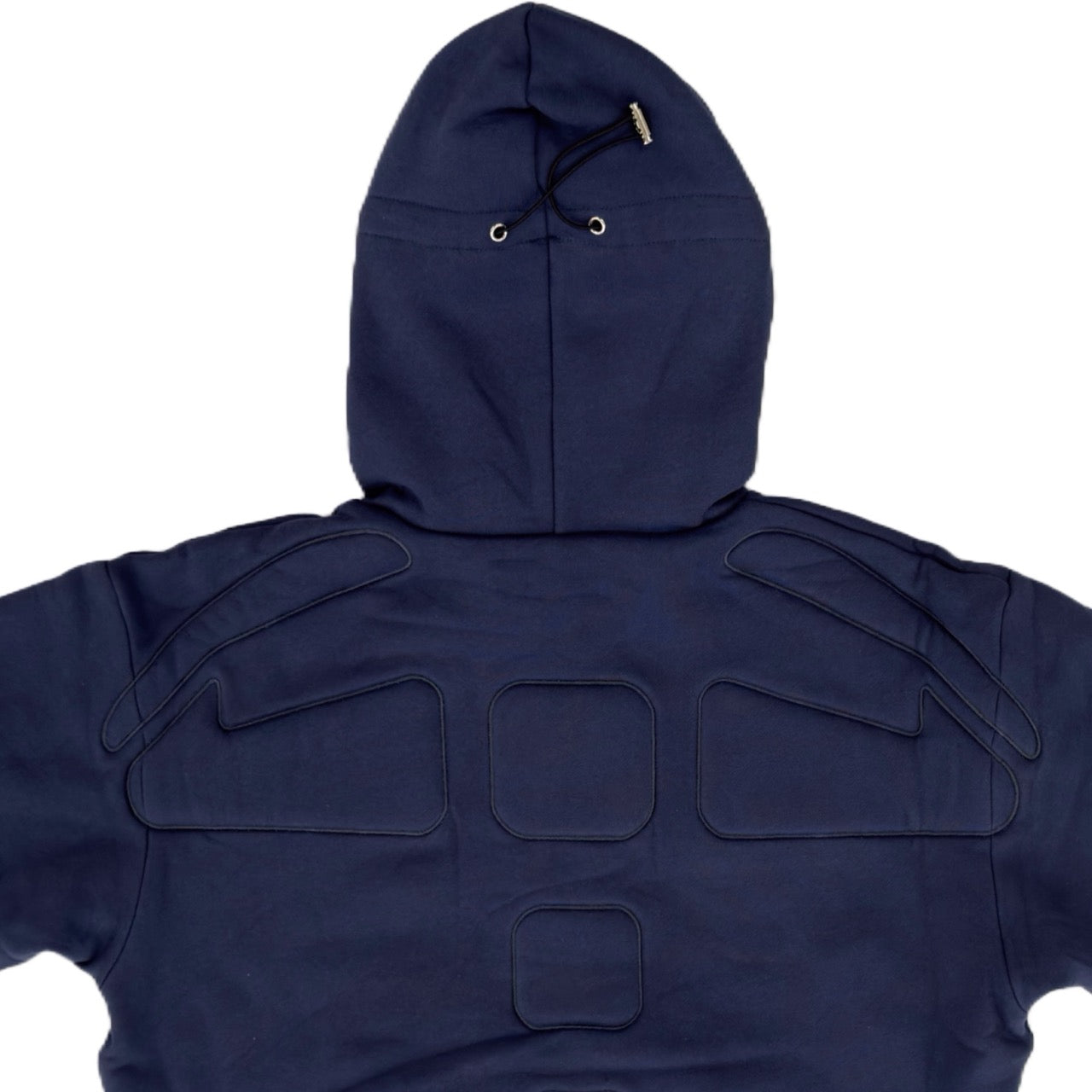 ARROW PADDED Double Layered Hoodie : BLUE