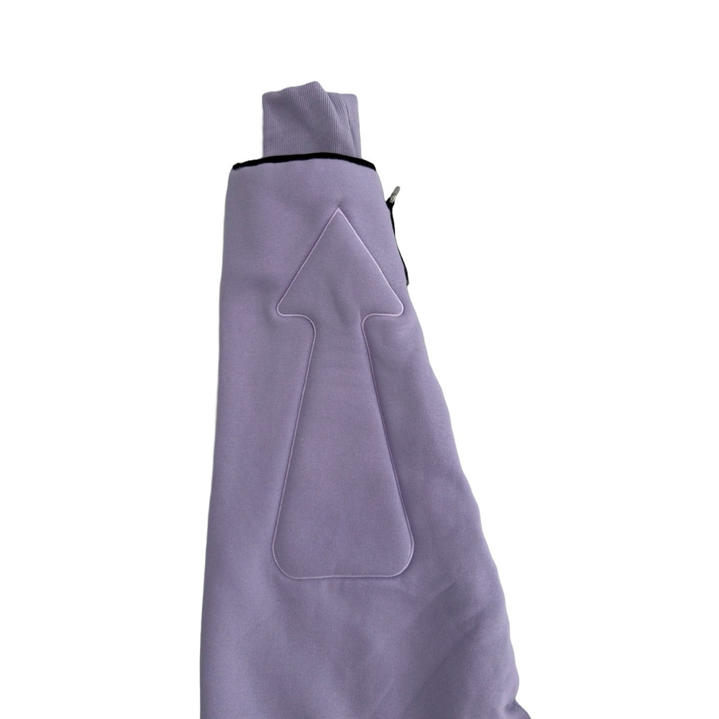 ARROW PADDED Double Layered Hoodie : LILAC