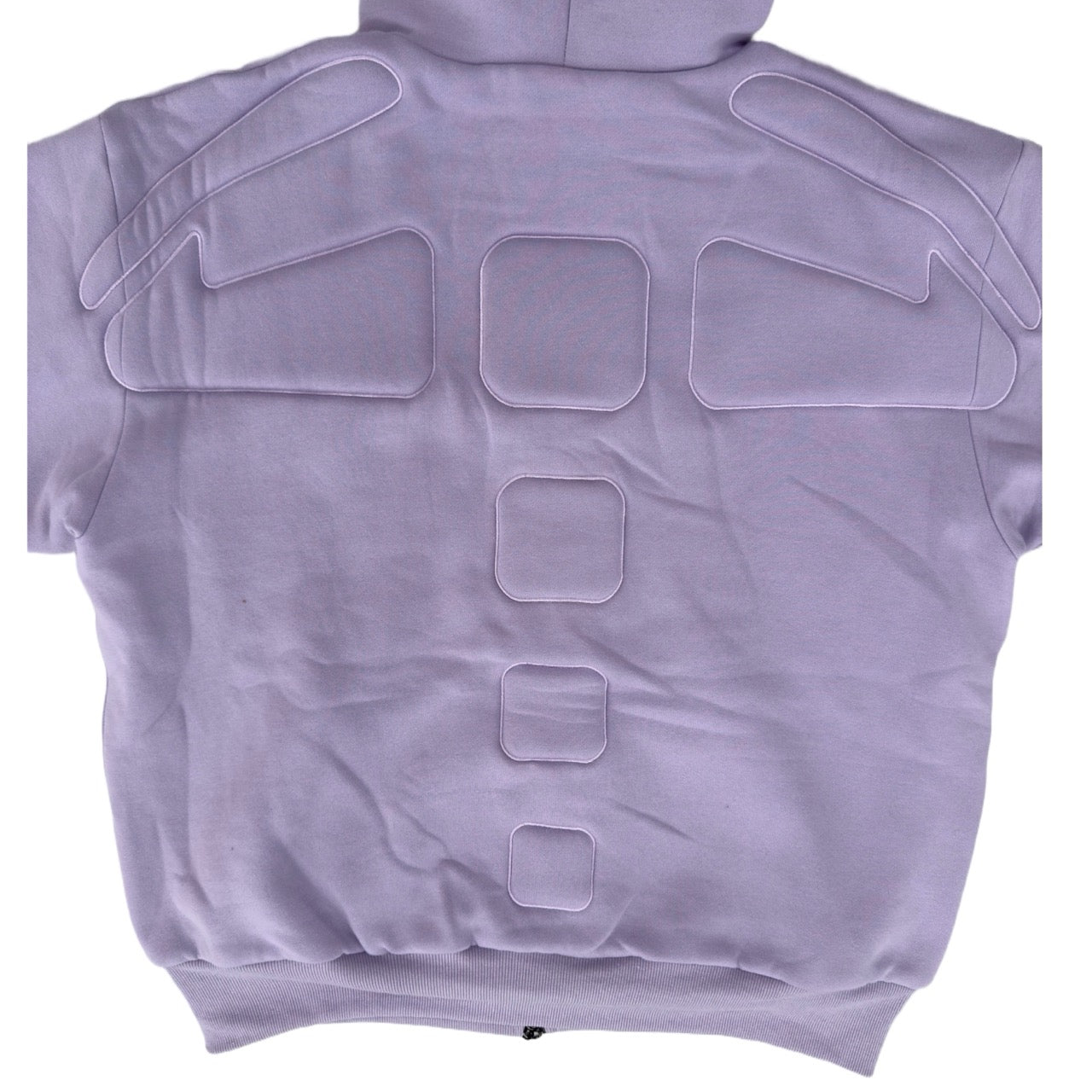ARROW PADDED Double Layered Hoodie : LILAC