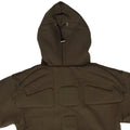 ARROW PADDED Double Layered Hoodie : OLIVE GREEN