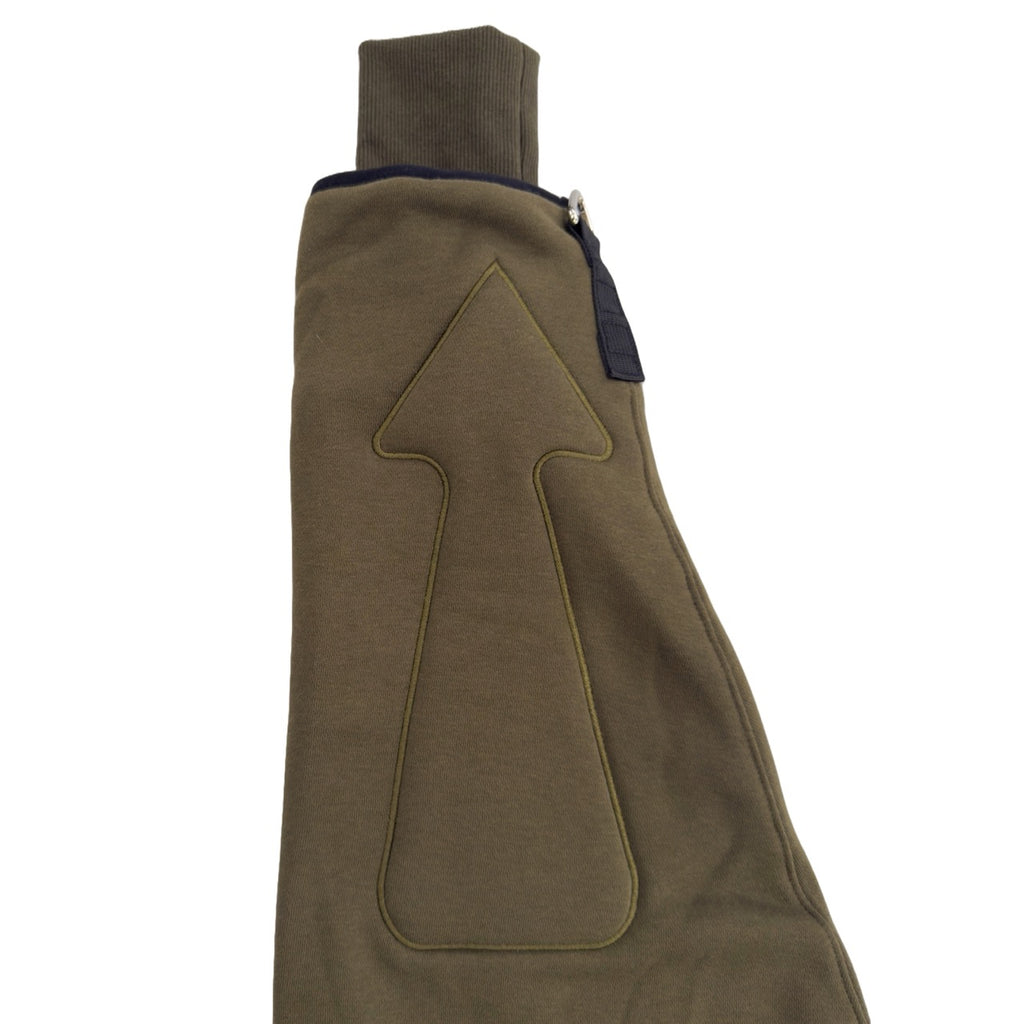 ARROW PADDED Double Layered Hoodie : OLIVE GREEN
