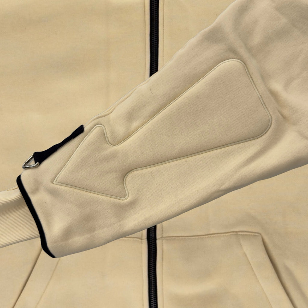ARROW PADDED Double Layered Hoodie : BUTTER YELLOW