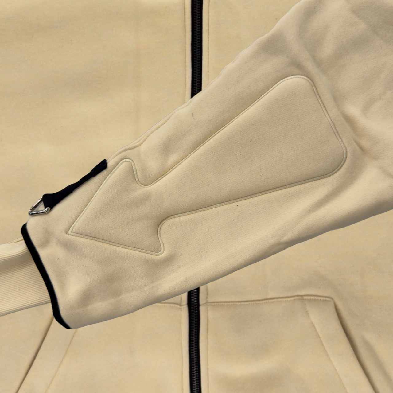 ARROW PADDED Double Layered Hoodie : BUTTER YELLOW