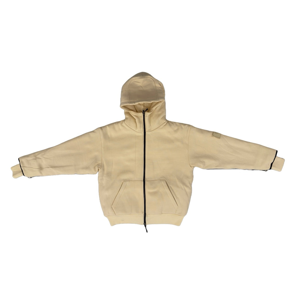 ARROW PADDED Double Layered Hoodie : BUTTER YELLOW