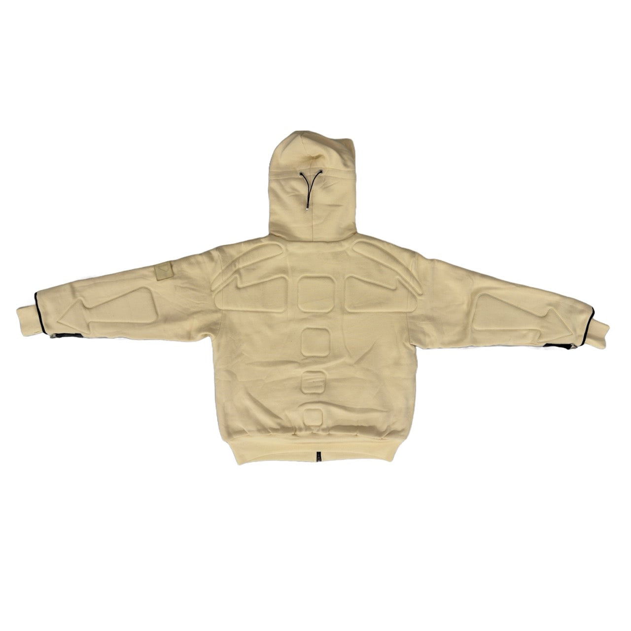 ARROW PADDED Double Layered Hoodie : BUTTER YELLOW