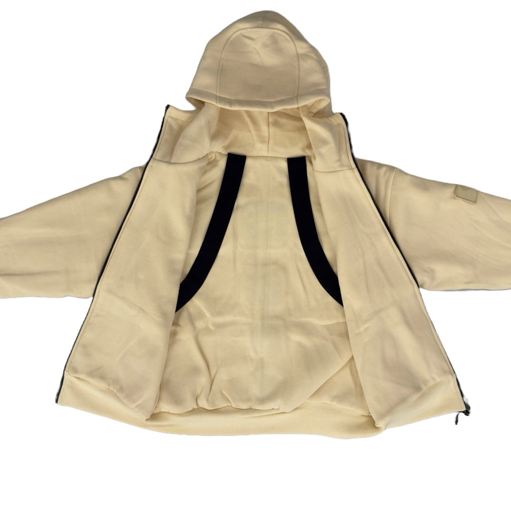 ARROW PADDED Double Layered Hoodie : BUTTER YELLOW
