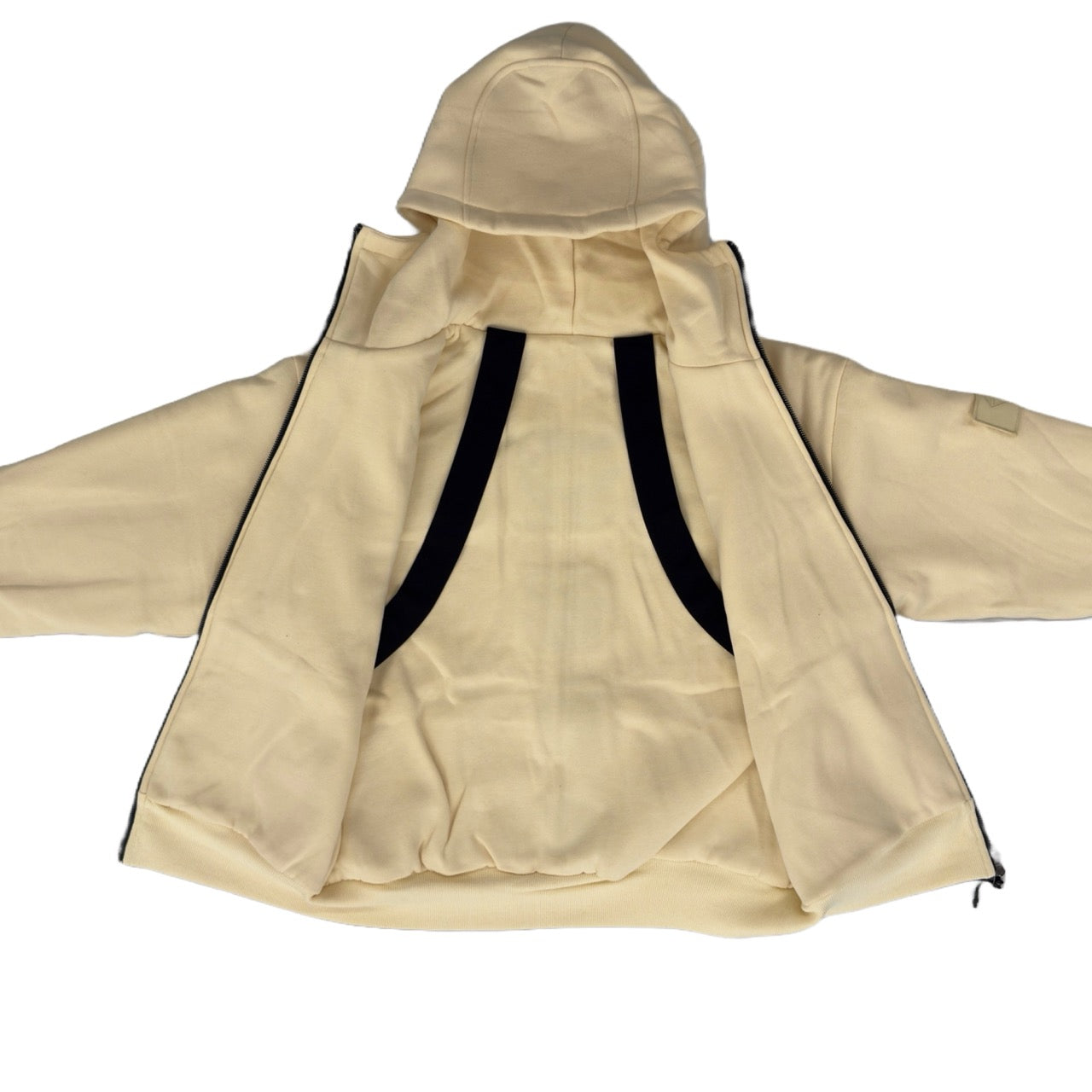 ARROW PADDED Double Layered Hoodie : BUTTER YELLOW