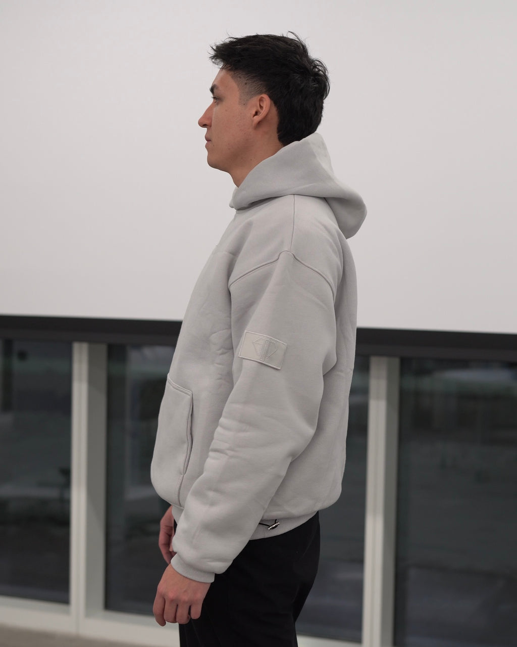 OG Double Layered Hoodie :  GREY