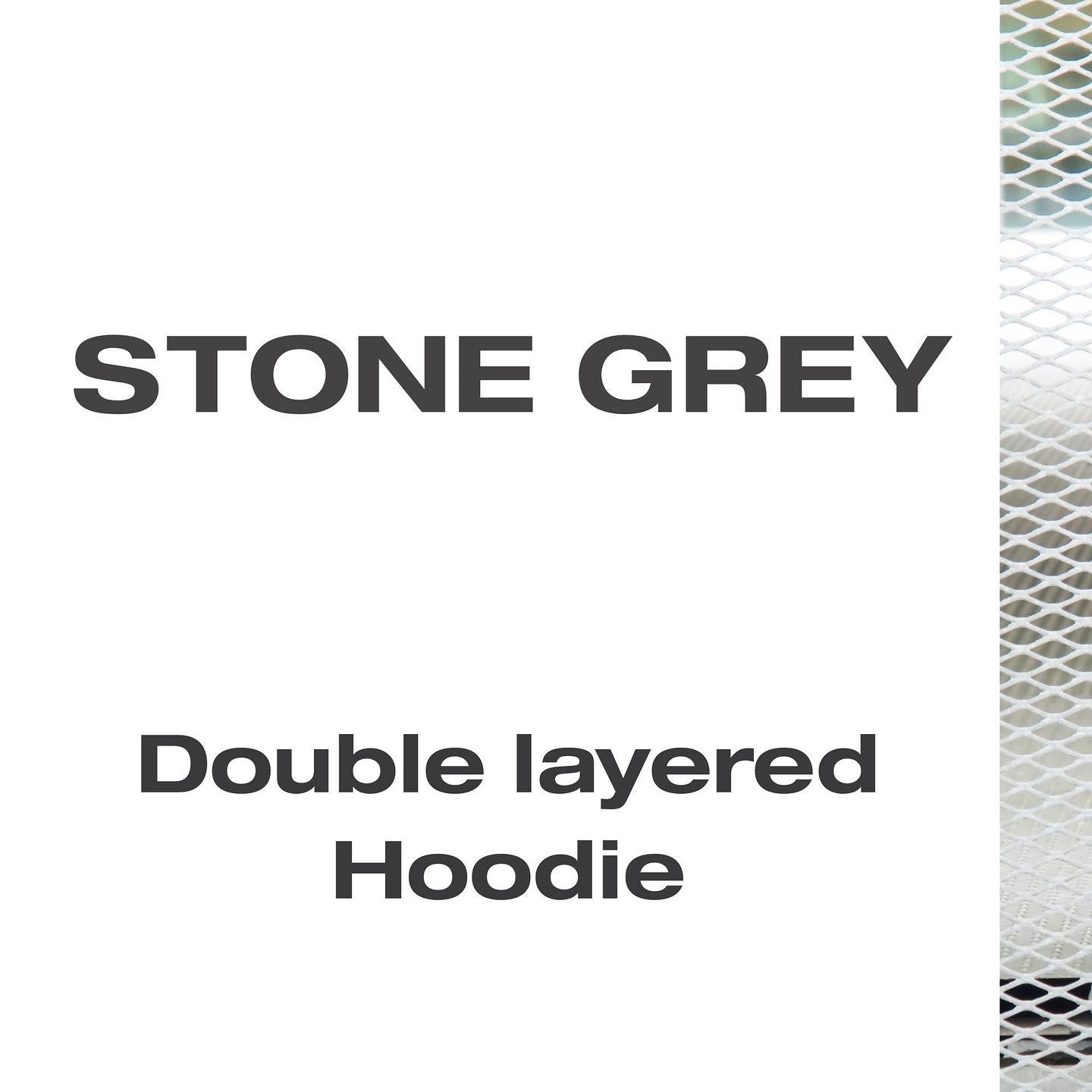 S1 : OG Double Layered Hoodie : WASHED BLACK