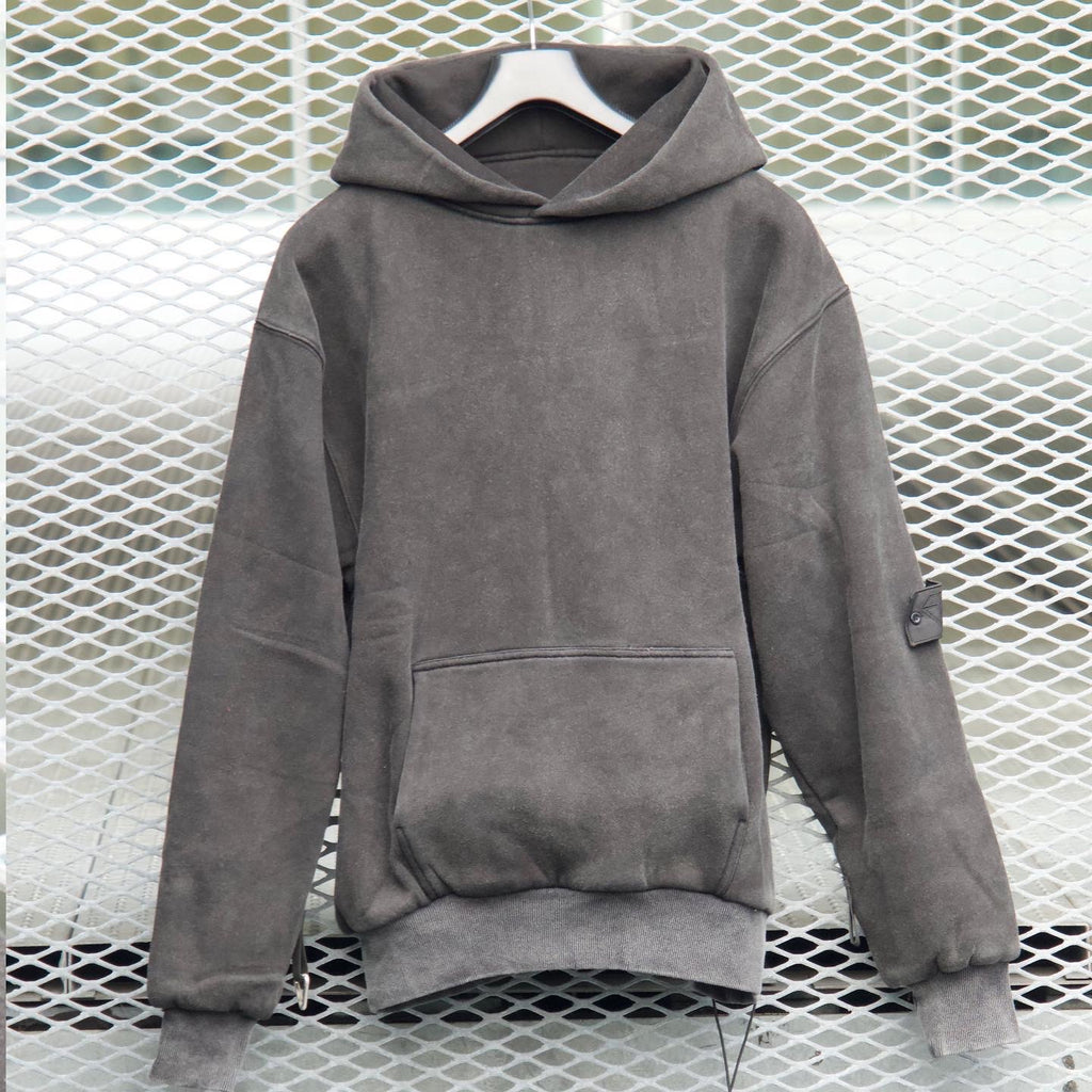 S1 : OG Double Layered Hoodie : WASHED BLACK