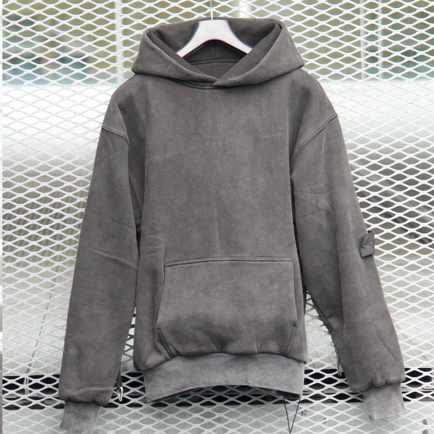 S1 : OG Double Layered Hoodie : WASHED BLACK