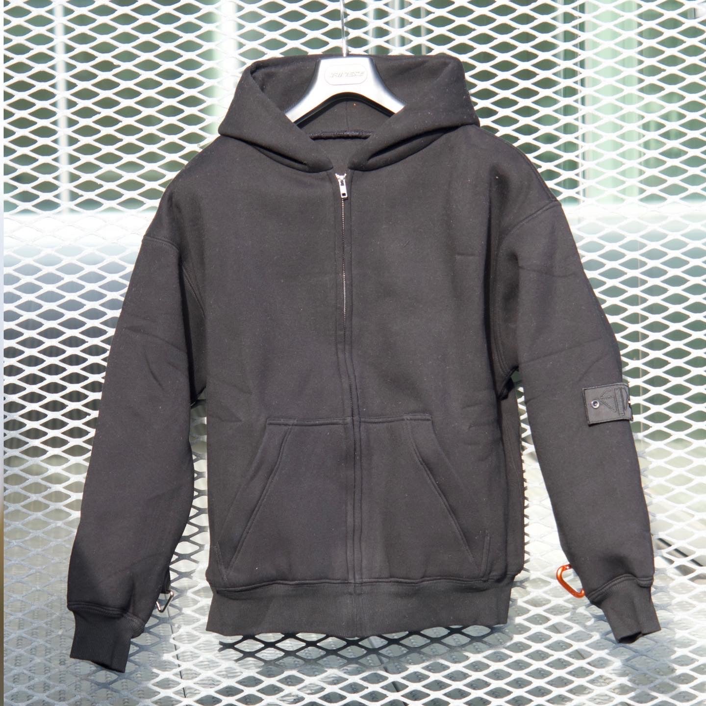 S1 : OG Double Layered ZIP UP Hoodie : BLACK